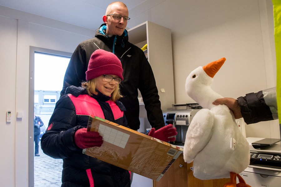 Zwiedzanie szpitala na Bielanach, fot. Łukasz Piecyk