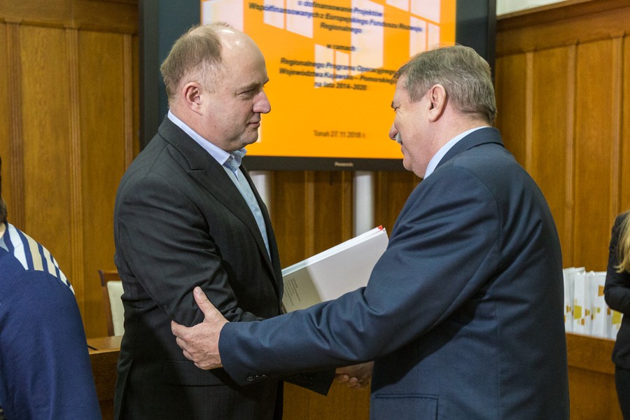 Uroczystość wręczenia umów o dofinansowanie w ramach RPO, fot. Szymon Zdziełbo/Tarantoga.pl