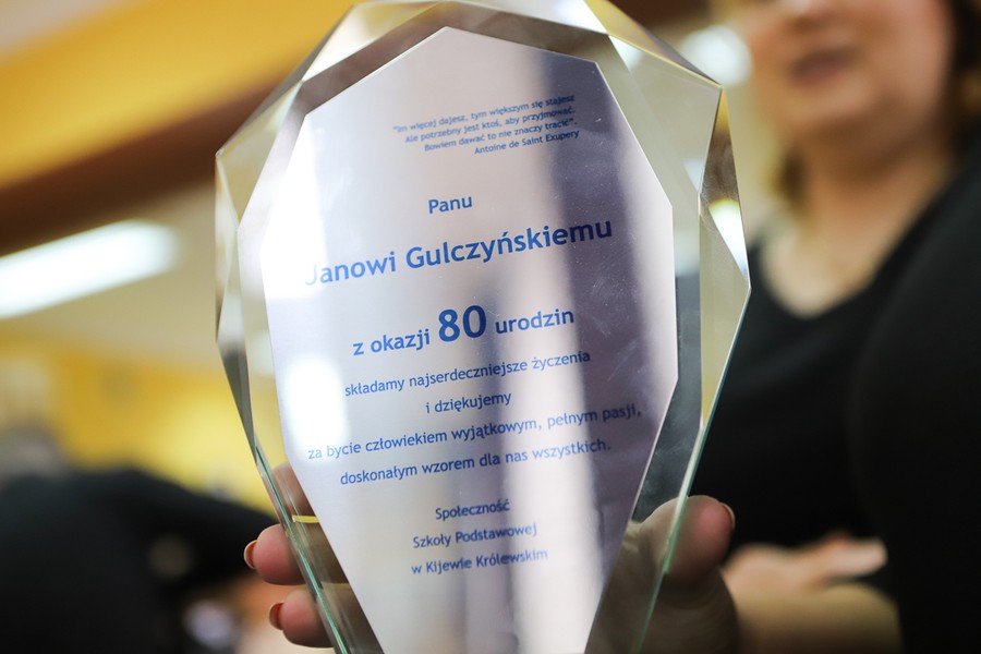 Uroczyste wręczenie medalu Unitas Durat Palatinatus Cuiaviano-Pomeraniensis harcmistrzowi Janowi Gulczyńskiemu, fot. Mikołaj Kuras.