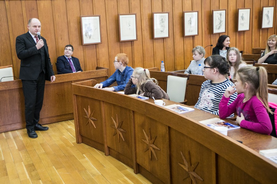 Wizyta kolędników misyjnych w Urzędzie Marszałkowskim, fot. Andrzej Goiński