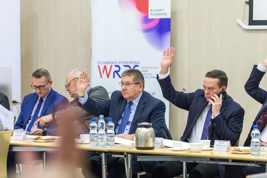 Posiedzenie Wojewódzkiej Rady Dialogu Społecznego, fot. Szymon Zdziebło/tarantoga.pl