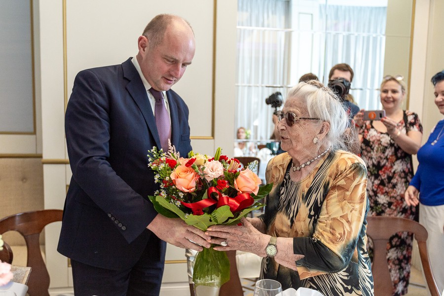 102 urodziny Aurelii Liwińskiej, fot. Szymon Zdziebło www.tarantoga.pl