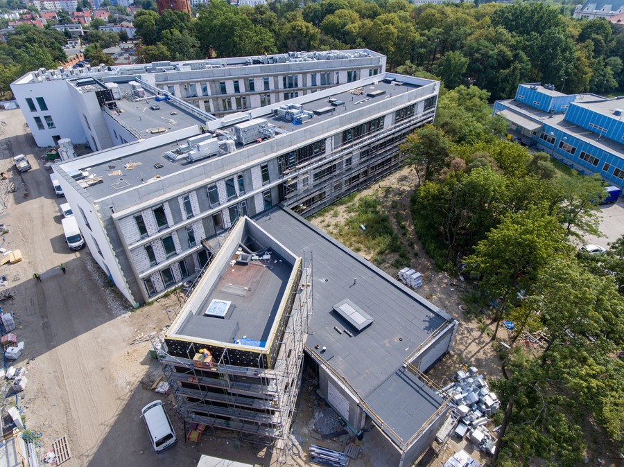 Budowa i rozbudowa wojewódzkiego Szpitala Zespolonego w Toruniu, fot. Sky Drone Studio dla KPIM