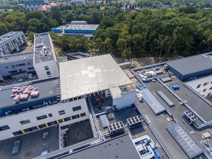 Budowa i rozbudowa wojewódzkiego Szpitala Zespolonego w Toruniu, fot. Sky Drone Studio dla KPIM