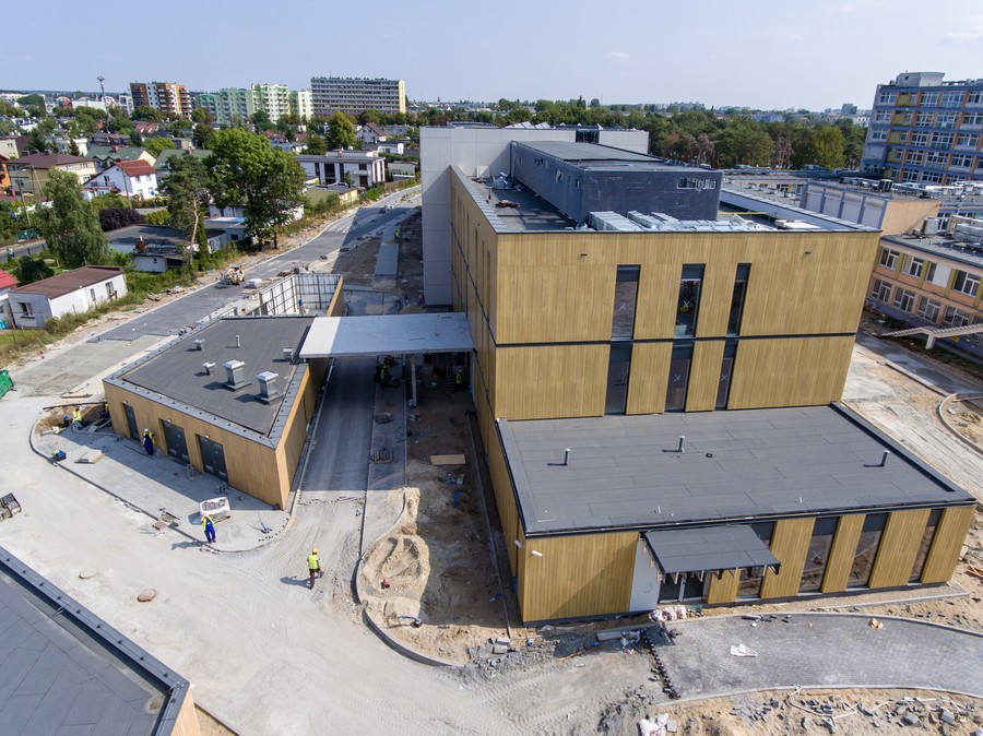 Budowa i rozbudowa wojewódzkiego Szpitala Zespolonego w Toruniu, fot. Sky Drone Studio dla KPIM