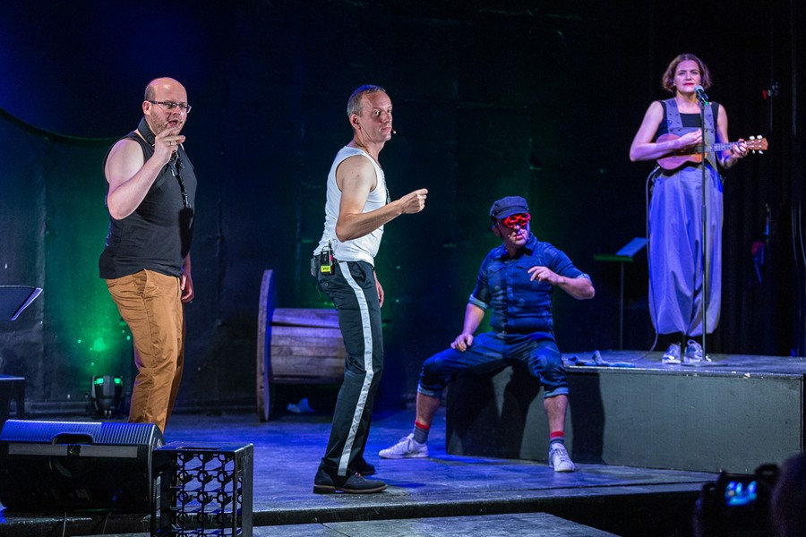 Próba medialna spektaklu „Dymny: Siedem bestii moich” w toruńskim Teatrze Muzycznym, fot. Szymon Zdziebło/tarantoga.pl