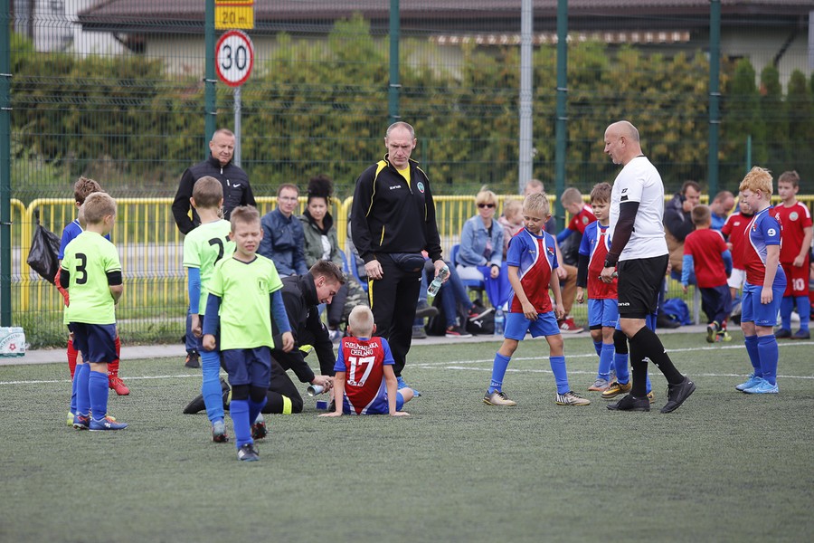 Powiatowy turniej piłki nożnej dla najmłodszych w Unisławiu, fot. Mikołaj Kuras
