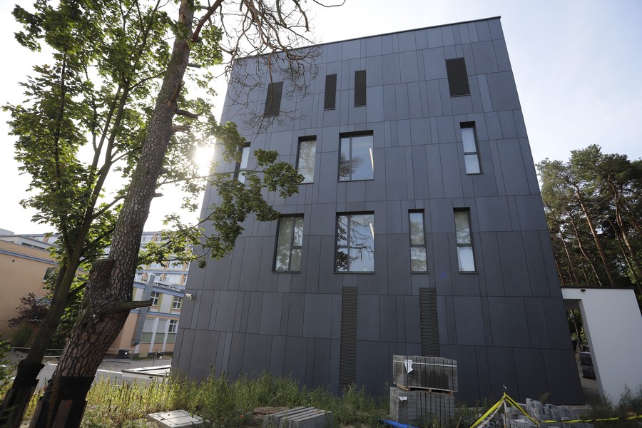 Zwiedzanie placu budowy WSZ w Toruniu, fot. Mikołaj Kuras