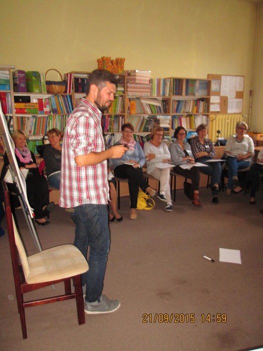 Trener Hubert Czemirowski ze Stowarzyszenia Bliżej Dziecka