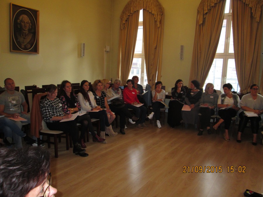 Uczestnicy warsztatów Chcemy szkoły bez przemocy