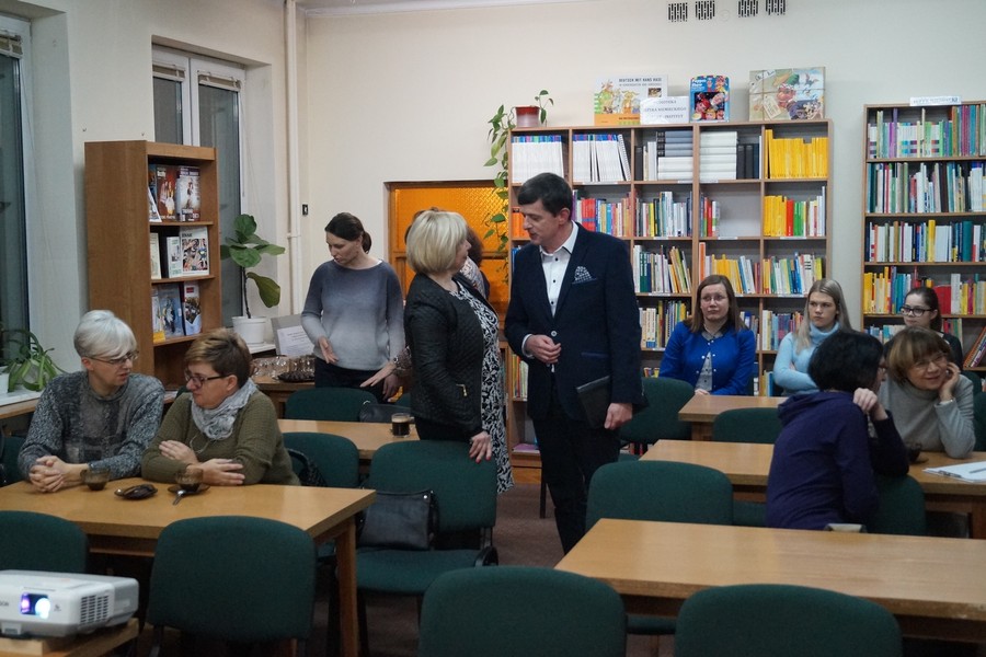 Czytelnia Gł. podczs prezentacji nowych zbiorów