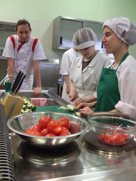 W pracowni gastronomicznej