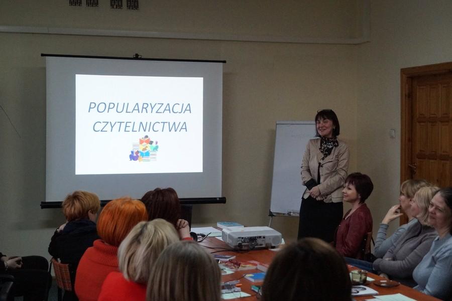 Informacja o promocji czyteln. w PBW, fot. Wojciech Niedźwiedziński