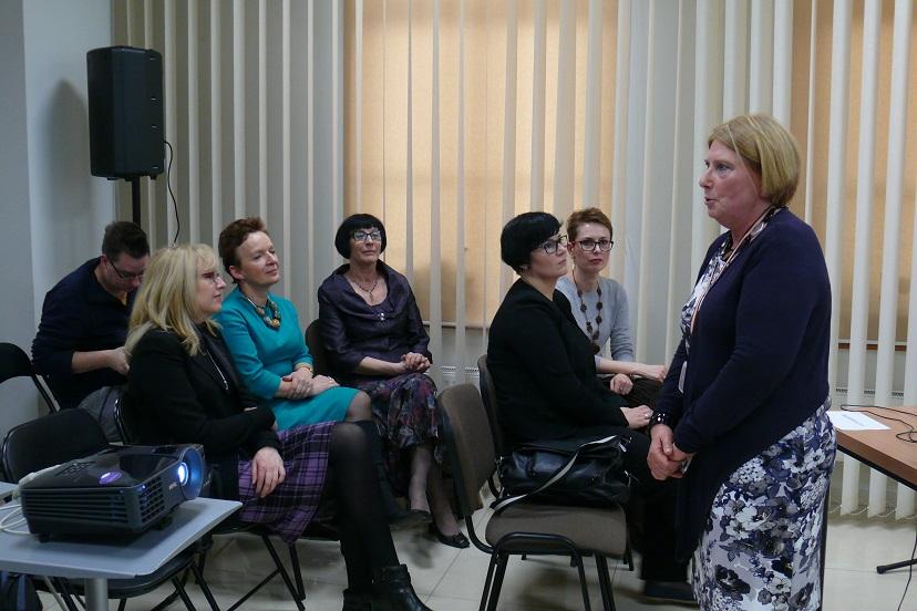 Elżbieta Wykrzykowska -dyrektor Biblioteki Pedagogicznej w Toruniu