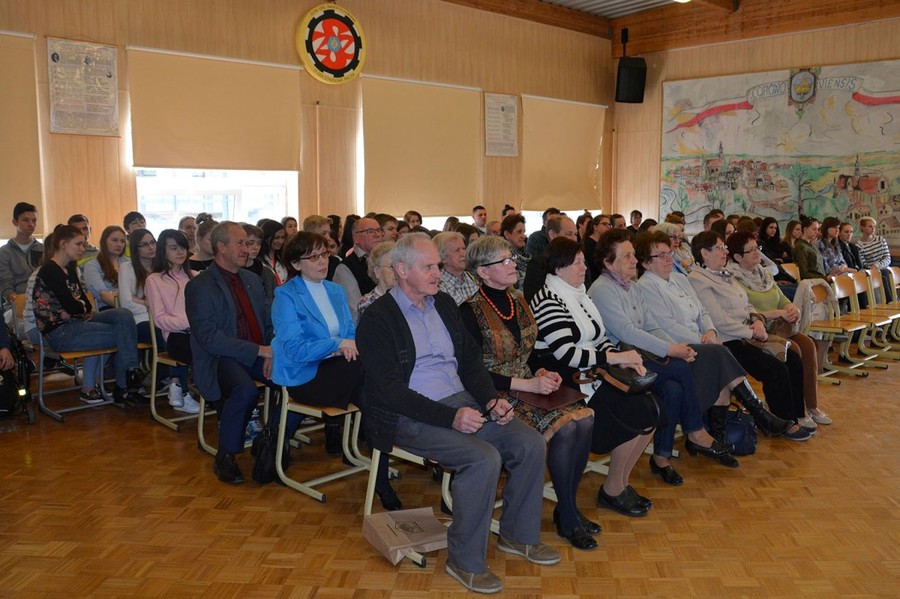 Publiczność stanowiła głownie młodzież szkolna, ale nie zabrakło też uczniów dr. Świtalskiego