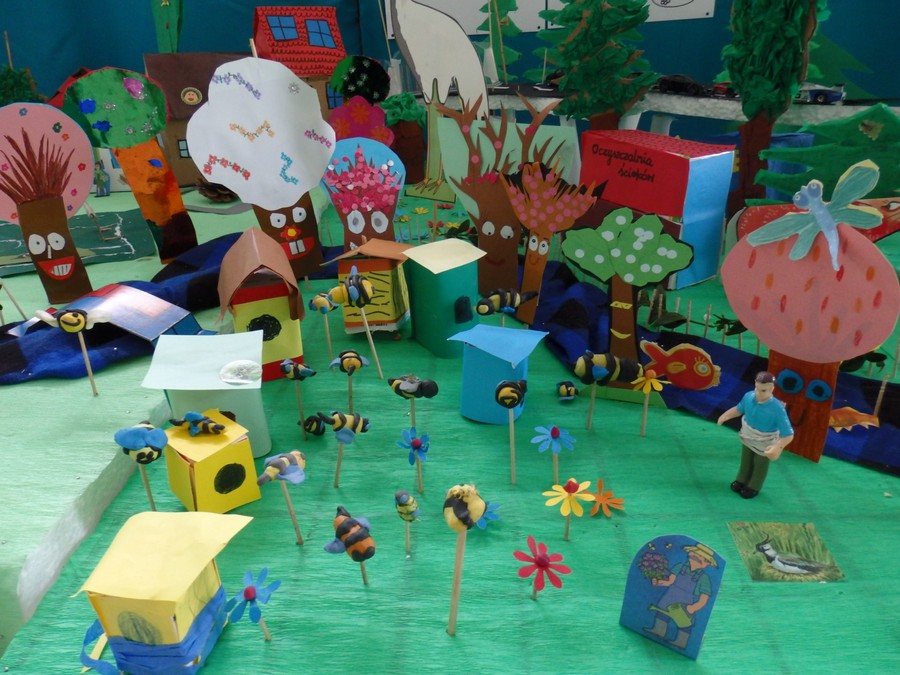 Makieta na temat zrównoważonego rozwoju