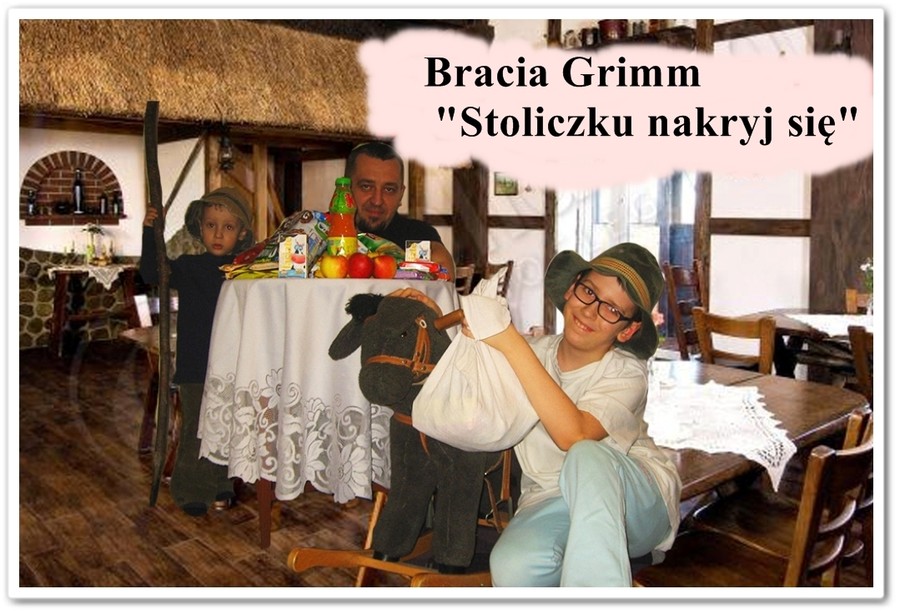 Okładka do baśni stoliczku nakryj się