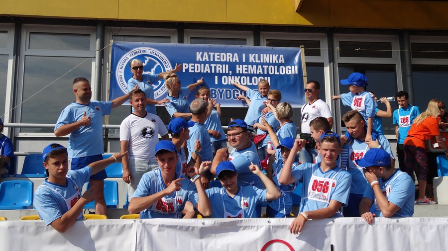 Reprezentacja Bydgoszczy na stadionie