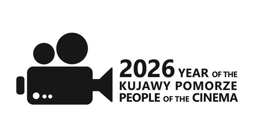 Logo 2026 - year of the kujawy pomorze people of the cinema