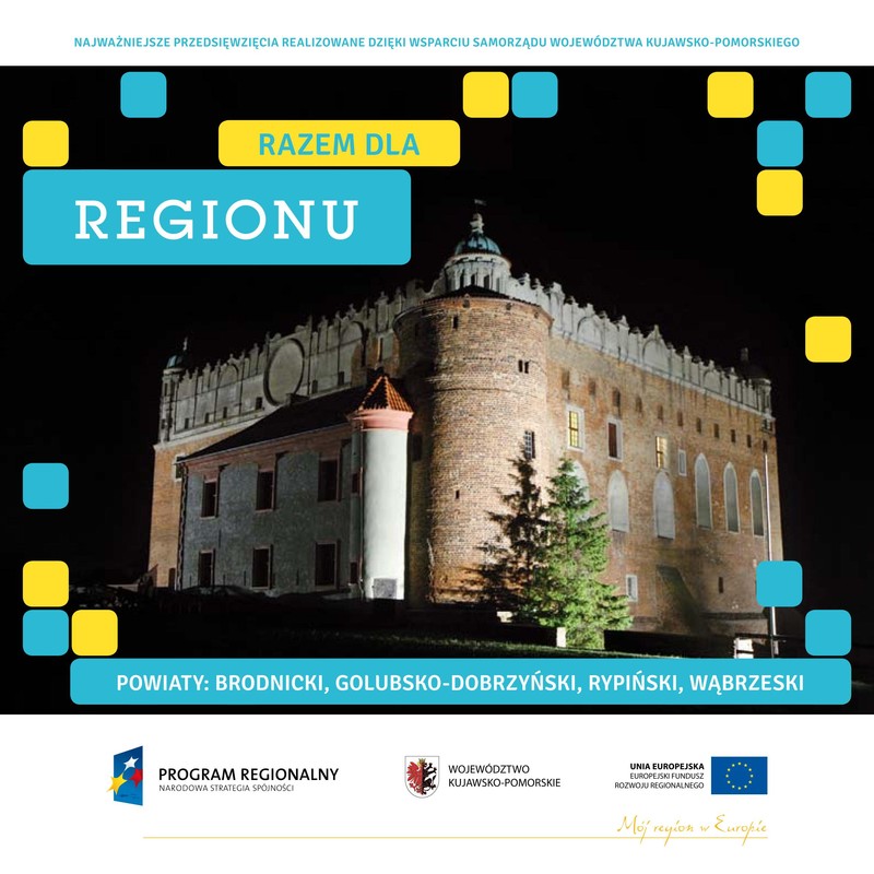 Okładka wydawnictwa - Razem dla Regionu. Powiaty Brodnicki, Golubsko-Dobrzyński, Rypiński, Wąbrzeski