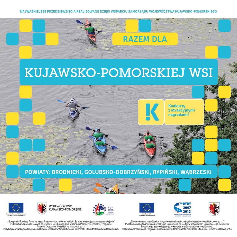 Okładka wydawnictwa - Razem dla kujawsko-pomorskiej wsi - powiaty brodnicki, golubsko-dobrzyński, rypiński, wąbrzeski