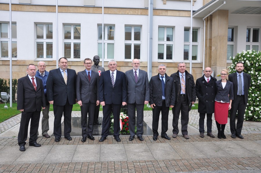 Delegacja gruzińskiego regionu Imereti, 12 listopada 2014r. , fot. Tymoteusz Tymiński