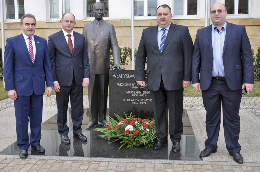 Delegacja gruzińskiego regionu Imereti, 2 marca 2015r. , fot. Tymoteusz Tymiński
