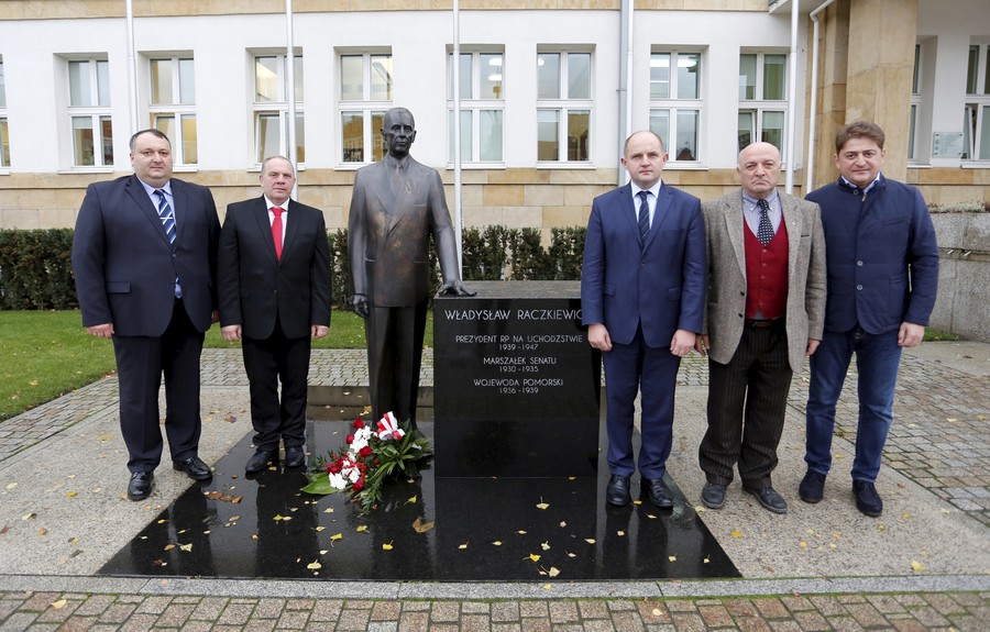 Delegacja gruzińskiego regionu Imereti, 10 listopada 2015r. , fot. Mikołaj Kuras