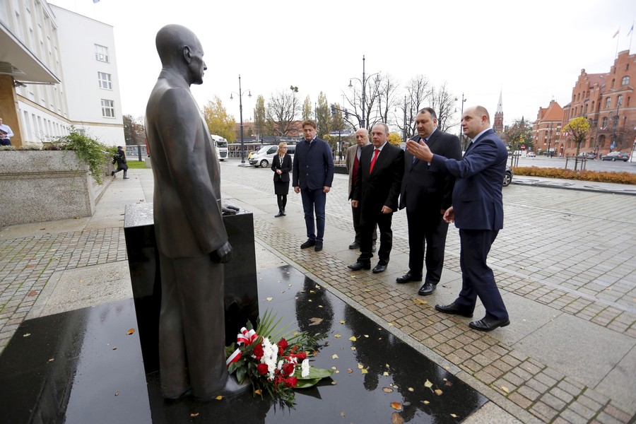 Delegacja gruzińskiego regionu Imereti, 10 listopada 2015r. , fot. Mikołaj Kuras