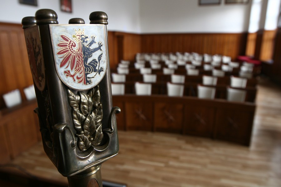 Sala im. Władysława Raczkiewicza Urzędu Marszałkowskiego w Toruniu, fot. Andrzej Goiński