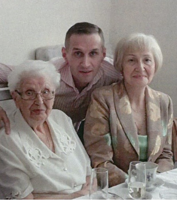 Władysława z córką i wnukiem fot. archiwum prywatne