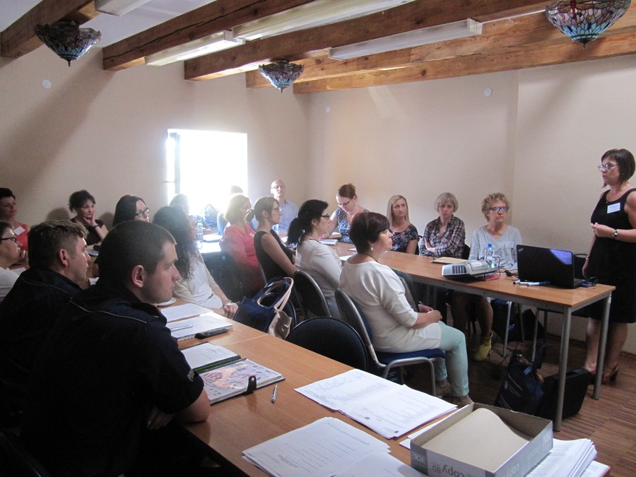 warsztaty podczas konferencji Przeciwdziałanie przemocy w rodzinie – działania skoncentrowane na współpracy, Włocławek, 3 czerwca 2016 r., fot. Komenda Miejska Policji we Włocławku