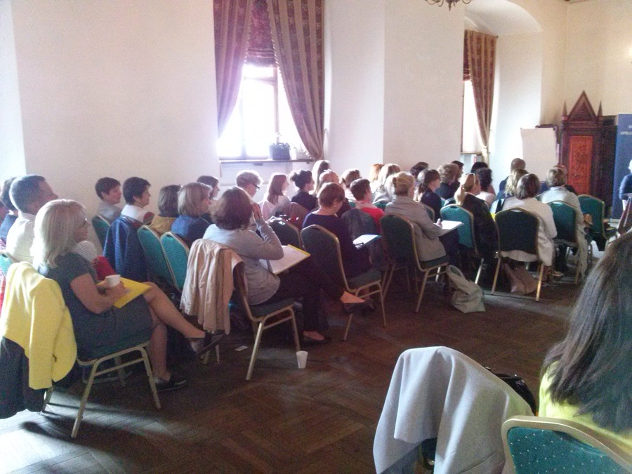 Uczestnicy szkolenia Procedura „Niebieskie Karty” jako narzędzie przeciwdziałania przemocy w rodzinie, Golub-Dobrzyń, 23.09.2016 r., fot. Biuro Wsparcia Rodziny i Przeciwdziałania Przemocy