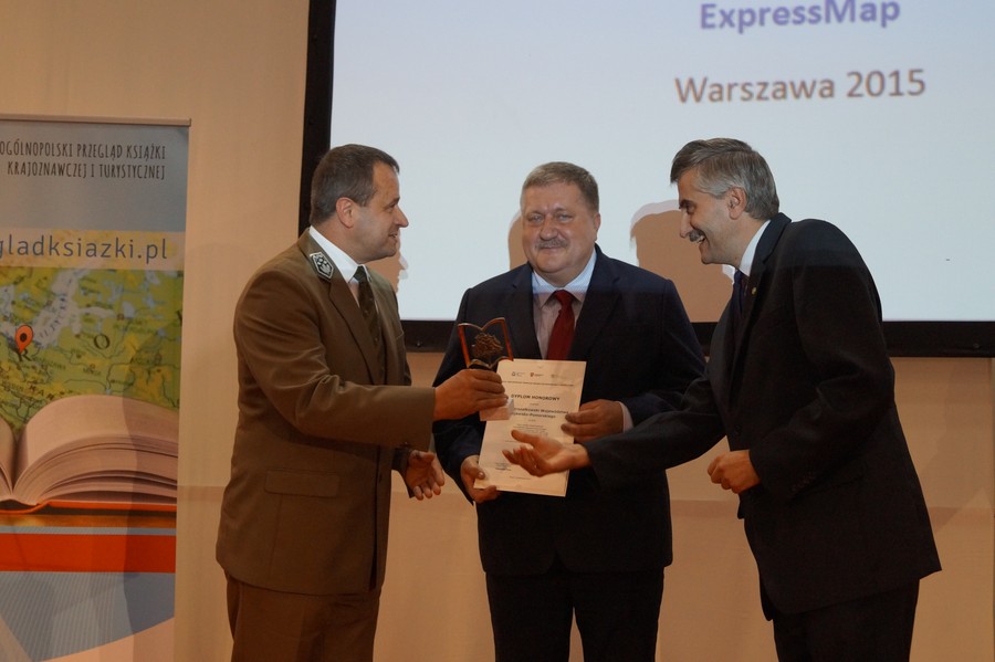 Nagrodę odbierają Sławomir Kopyść oraz Jarosław Pająkowski, Fot. Marek Wiśniewski