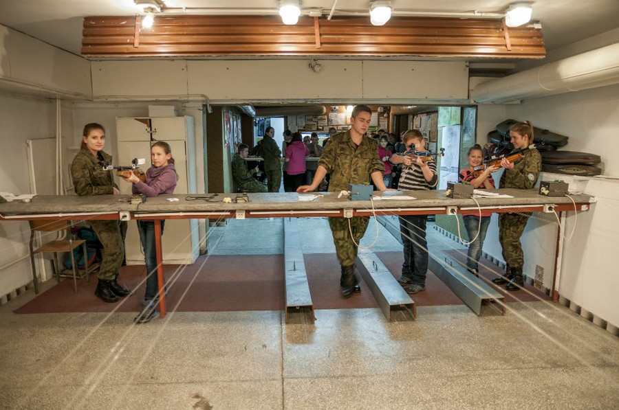 konkurs strzelecki w czasie rajdu