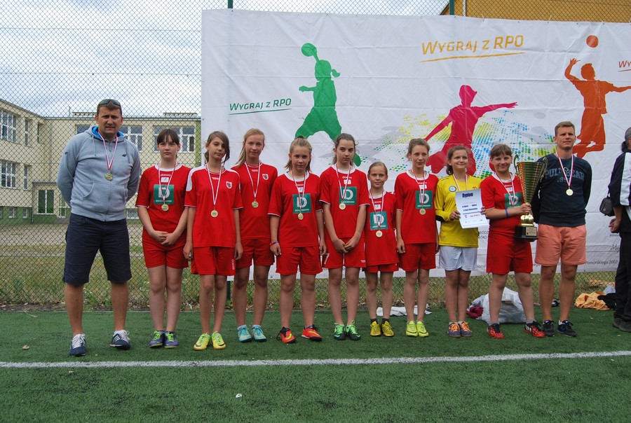 Zwycięska drużyna Zespołu Szkolno-Przedszkolnego nr 2 w Brodnicy