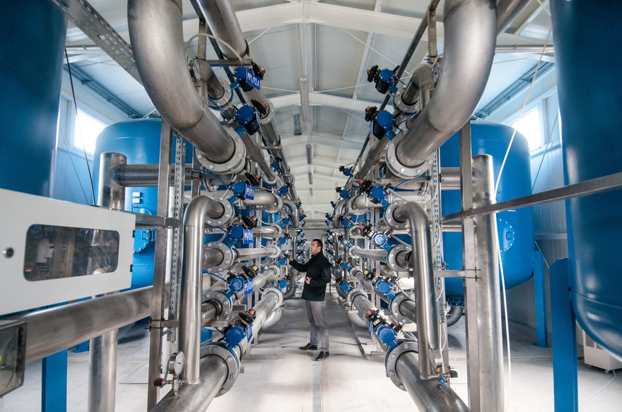 Stacja uzdatniania wody w Dąbrowie Chełmińskiej, fot. Tymon Markowski