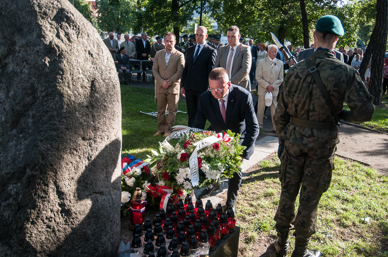 Obchody 71. rocznicy wybuchu Powstania Warszawskiego, Bydgoszcz, fot. Tymon Markowski