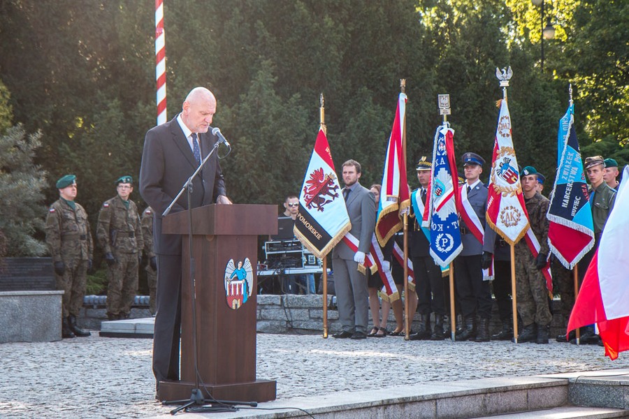 Obchody 71. rocznicy wybuchu Powstania Warszawskiego, Toruń, fot. Szymon Zdziebło