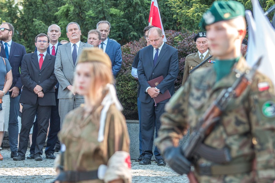 Obchody 71. rocznicy wybuchu Powstania Warszawskiego, Toruń, fot. Szymon Zdziebło