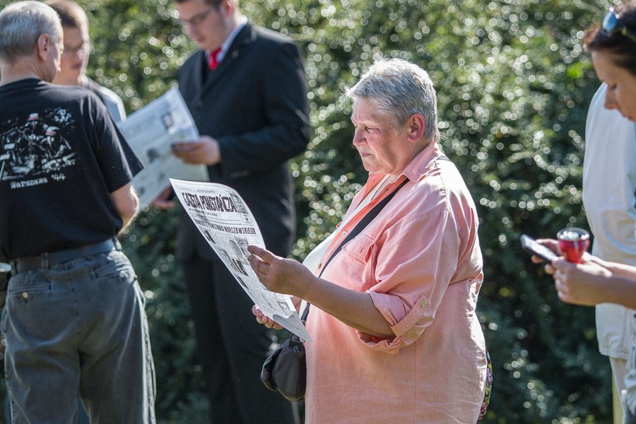 Obchody 71. rocznicy wybuchu Powstania Warszawskiego, Toruń, fot. Szymon Zdziebło