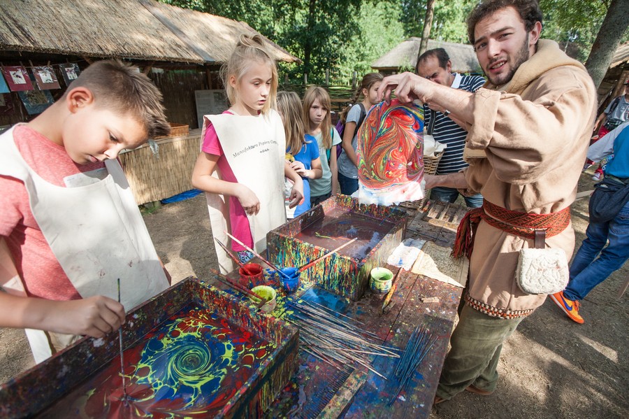 Festyn Archeologiczny w Biskupinie, 17.09.2015, fot. Andrzej Goiński