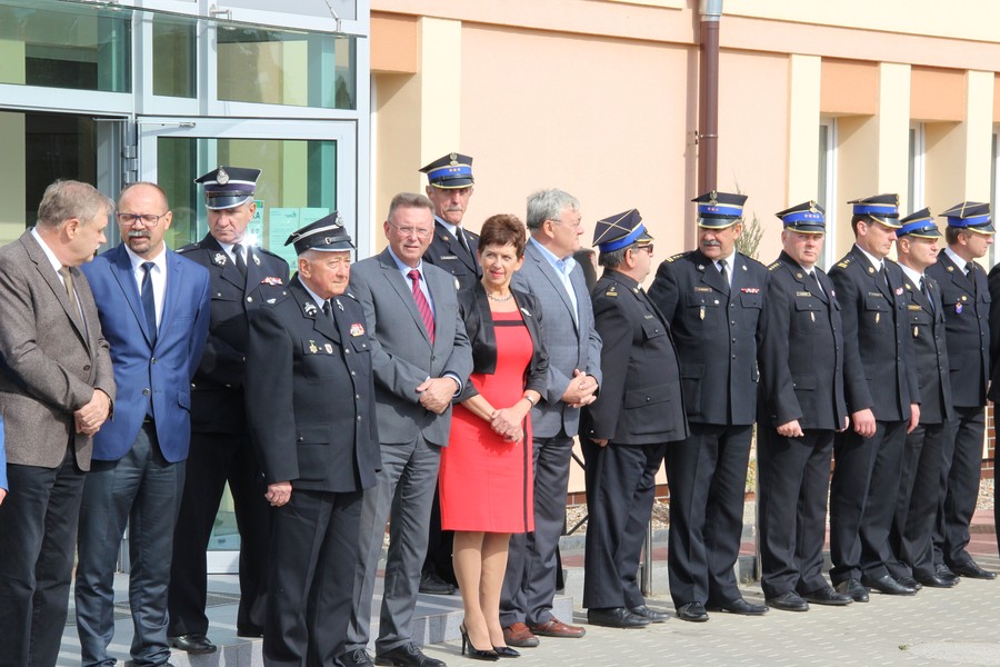 Uroczystość wręczenia sprzętu strażakom, Dobrcz, fot. Komenda Wojewódzka PSP w Toruniu