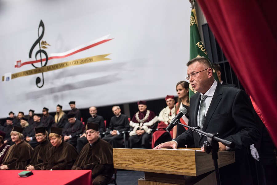 Uroczysta inauguracja roku akademickiego na Akademii Muzycznej w Bydgoszczy, fot. Tymon Markowski