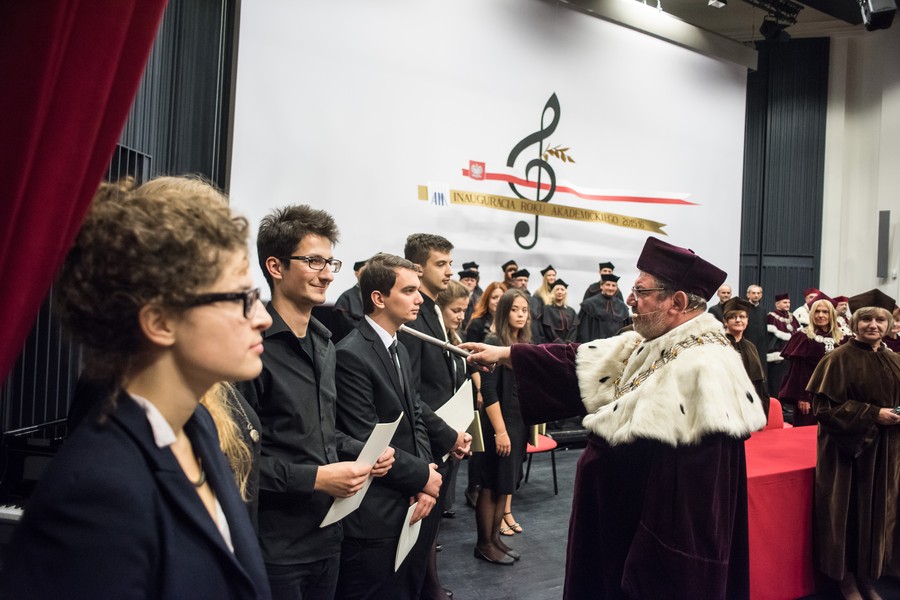 Uroczysta inauguracja roku akademickiego na Akademii Muzycznej w Bydgoszczy, fot. Tymon Markowski