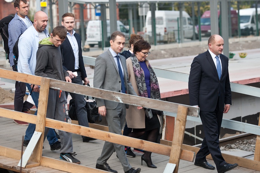 Przejazd pociągiem typu elf z Torunia do Bydgoszczy, fot. Andrzej Goiński