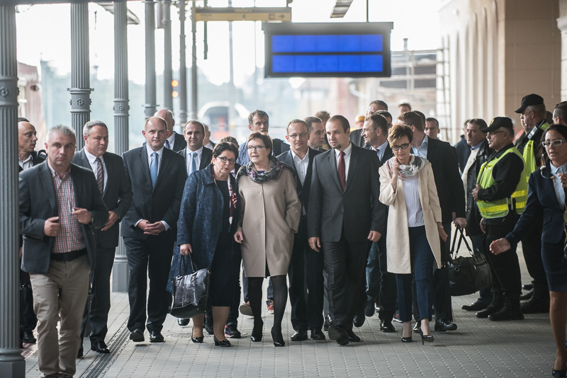 Wizyta premier Ewy Kopacz w Bydgoszczy, fot. Tymon Markowski