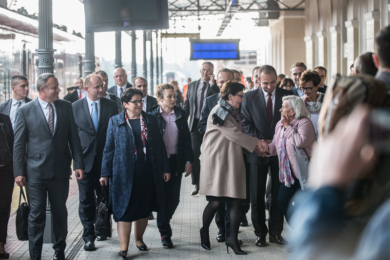 Wizyta premier Ewy Kopacz w Bydgoszczy, fot. Tymon Markowski