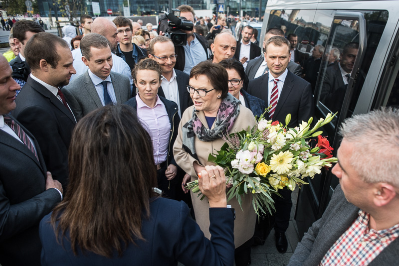 Wizyta premier Ewy Kopacz w Bydgoszczy, fot. Tymon Markowski