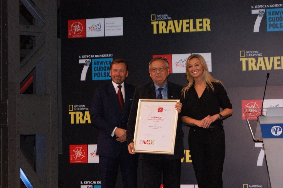 Wręczenie certyfikatów POT, wśród wyróżnionych Muzeum Archeologiczne w Biskupinie, fot. Monika Andruszkiewicz